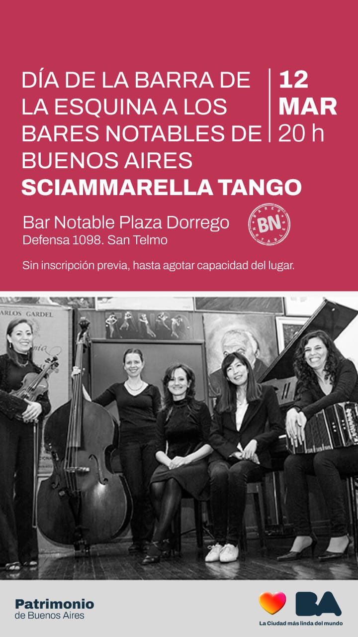 Sciammarella Tango en el Día de la Barra de la Esquina